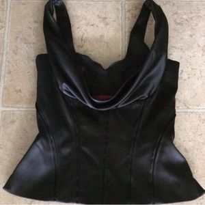 White house black market black bustierre Top